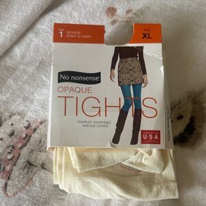No Nonsense Cream Opaque Tights